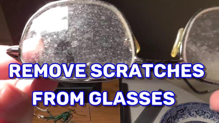Can scratches be removed from transition lenses?