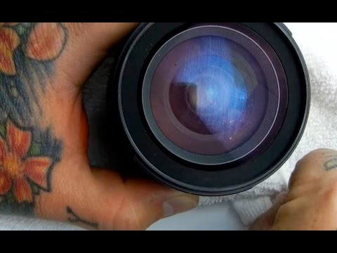 How do you clean a UV filter?