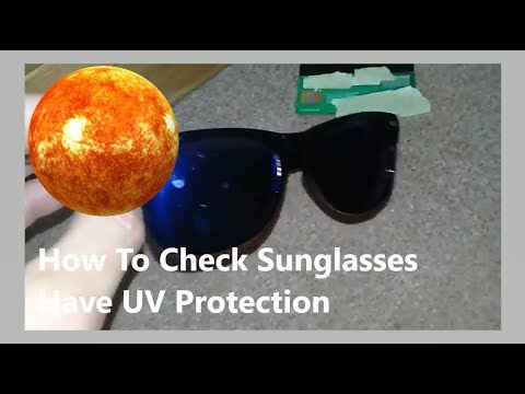 What protection should I look for in sunglasses?