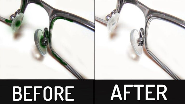 What should you not clean glasses with?