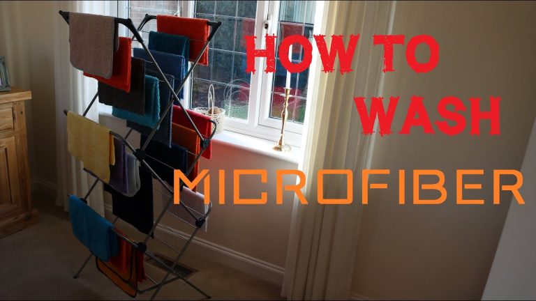 What temperature should you wash microfiber cloths?