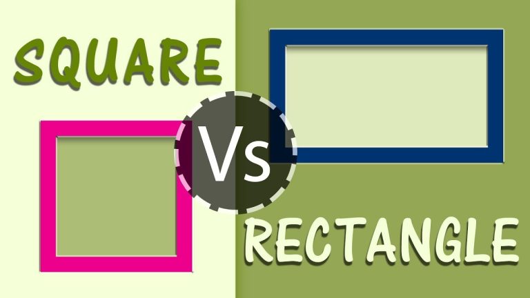 The Differences between Rectangle and Square Frames