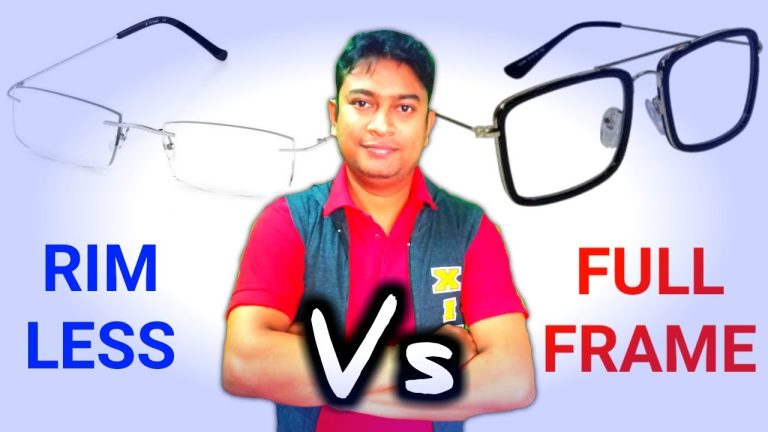 The Differences between Semi-Rimless and Full-Rim Frames